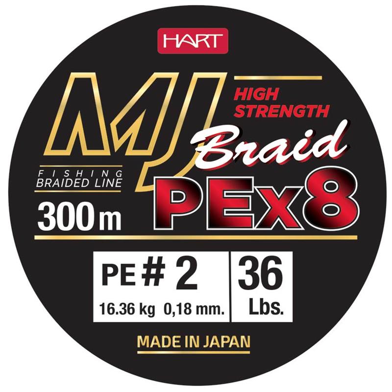 Tresse Hart Mj Braid - Fluo Green - 3000M