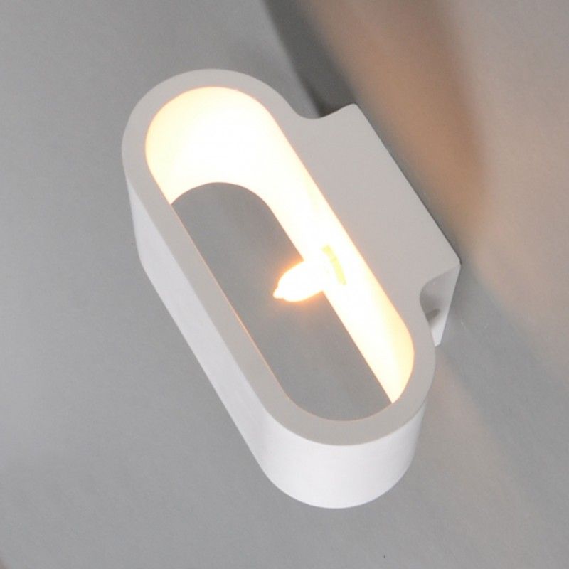 Moderne wandlamp wit plat - Gipsy Arles