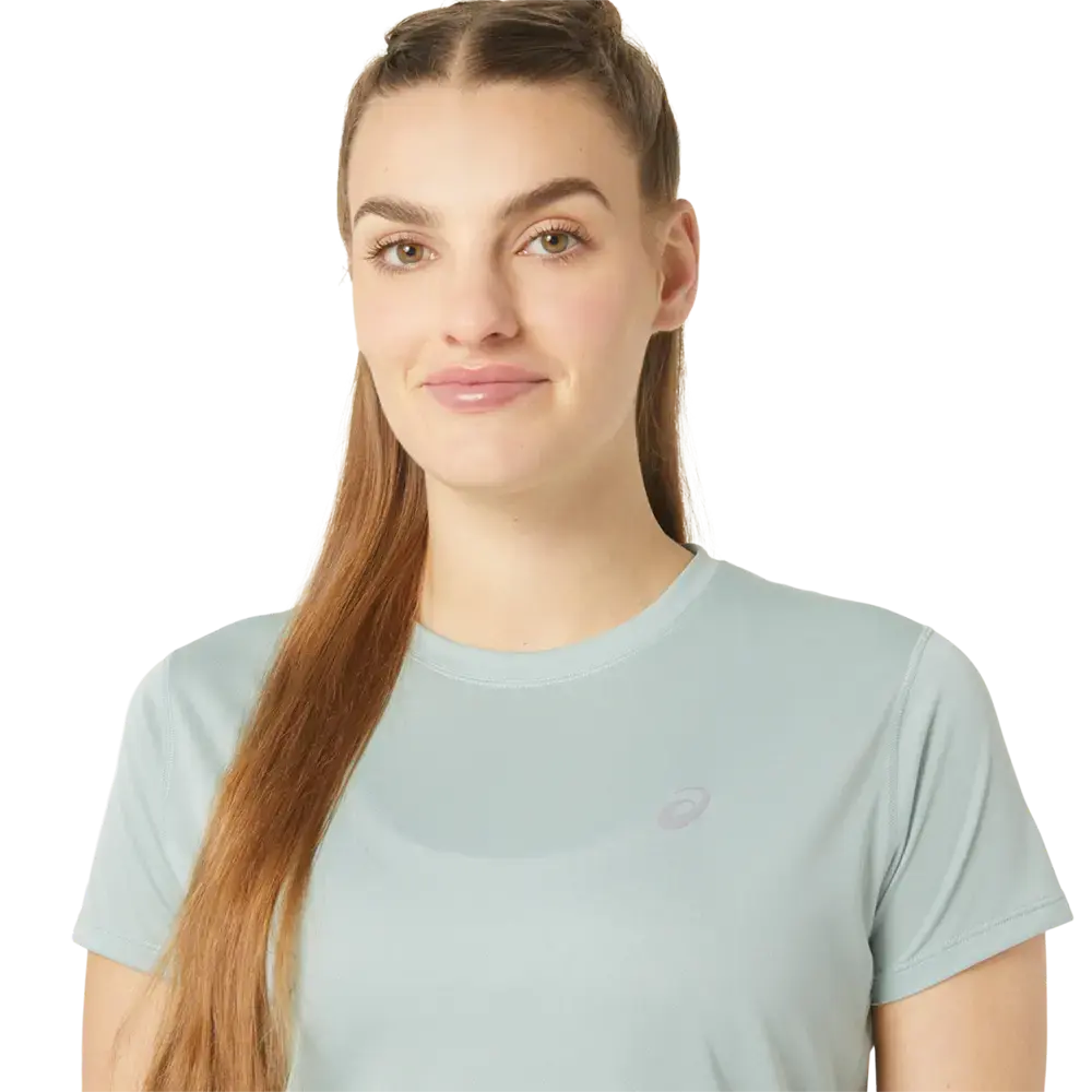 ASICS Core Hardloopshirt Korte Mouwen Lichtblauw Dames
