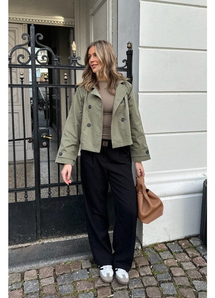 BYIC Lunaic Trenchcoat green green