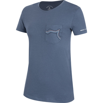 Wild Country Session T-Shirt Ceuse Blue Damen