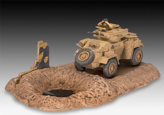 Revell - Humber Mk.II Panservogn Byggesæt - 1:76 - Level 4 - 03289