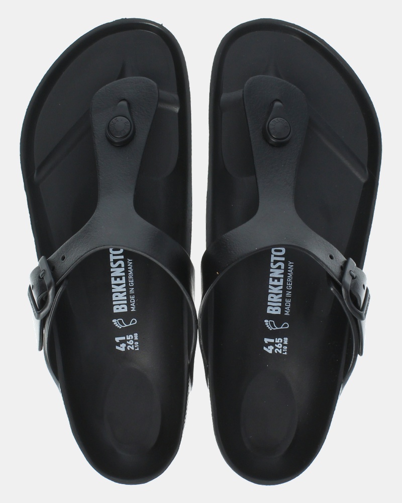 Birkenstock Eva Gizeh Sandalen  - zwart