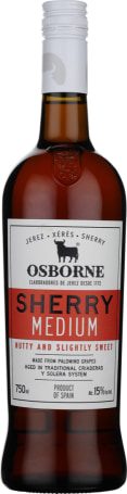 OSBORNE SHERRY MEDIUM DRY 75CL