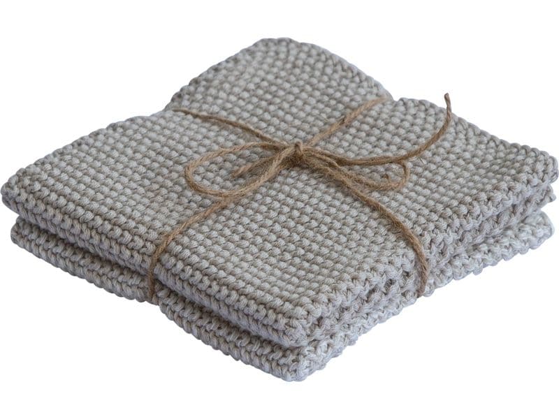 Pichler Abwaschlappen Lola 2 Stück, Beige Spültuch Set
