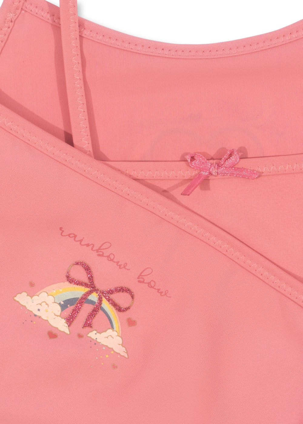 Riley bikini - flamingo plume - 12M