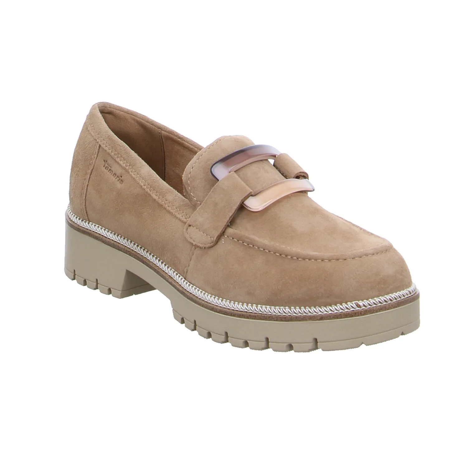 TAMARIS Slipper Beige Leder