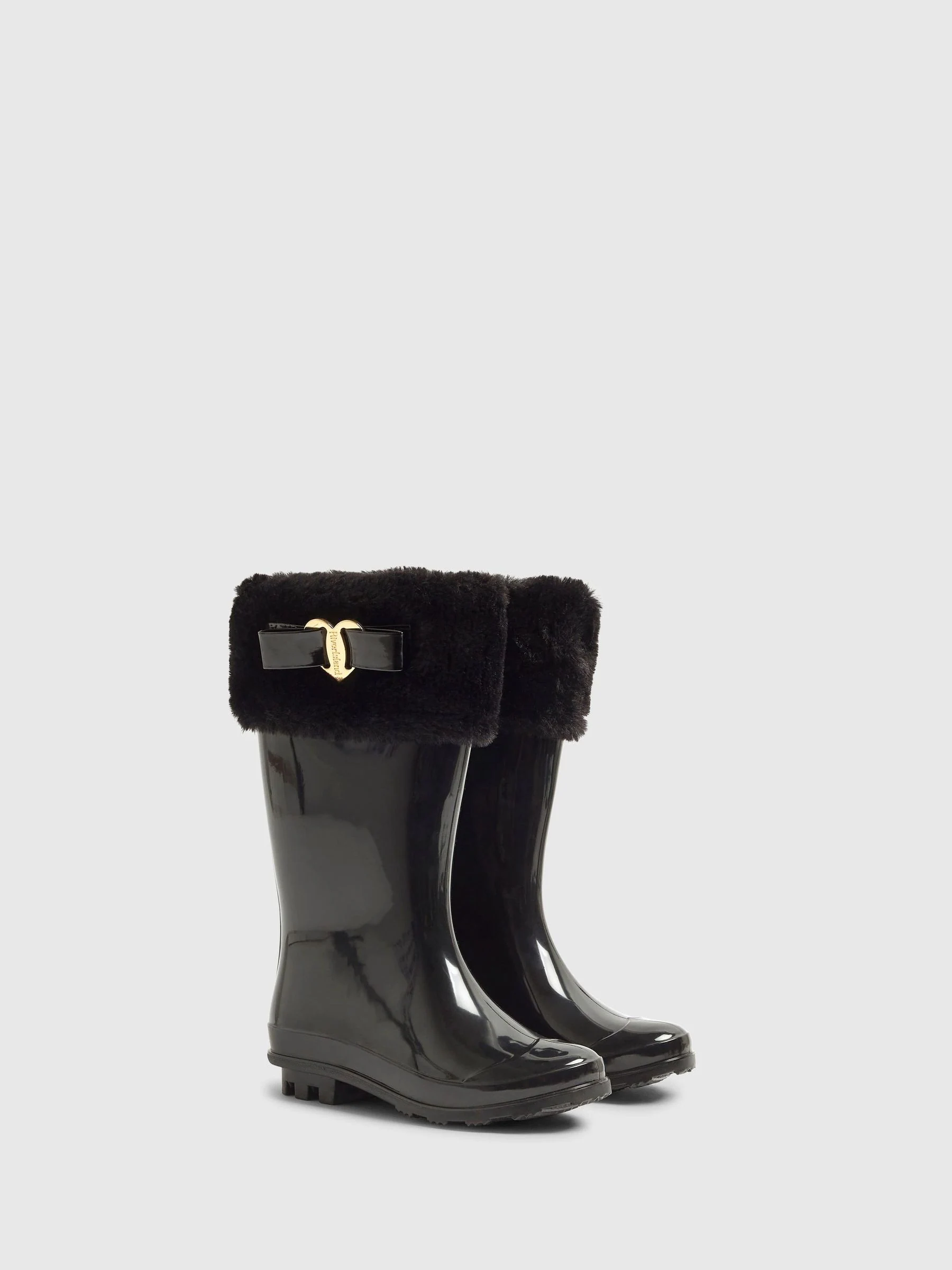 River Island Fur Lined Glitter Wellies