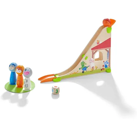 HABA 305414 Kullerbü Kugelbahn Kegelfarm