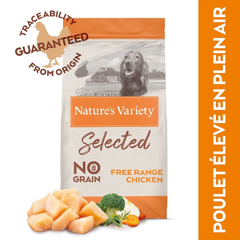 Nature's Variety Selected Medium Adult poulet élevé en plein air