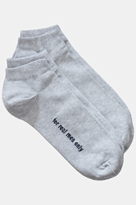 Sneakersocken, 2er Pack, uni