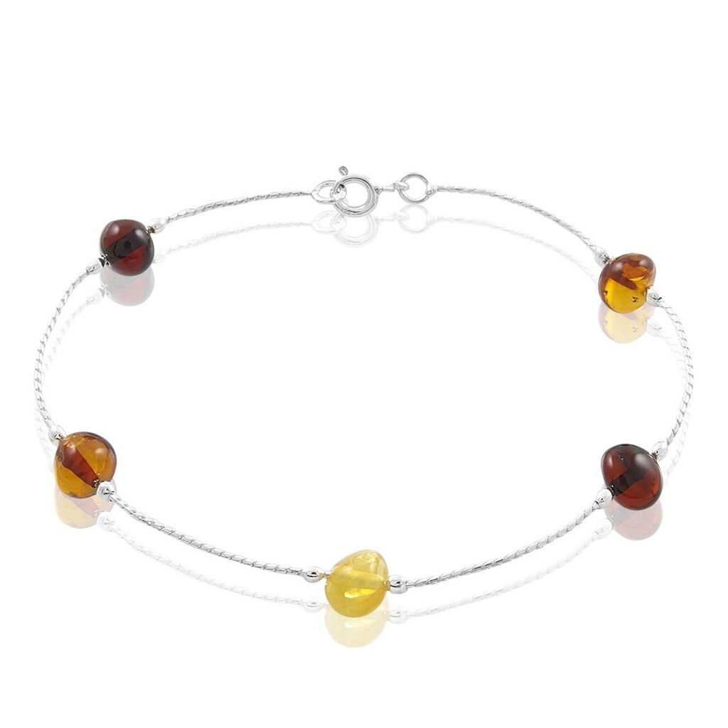 Bracelet Argent Blanc Siaae Ambres