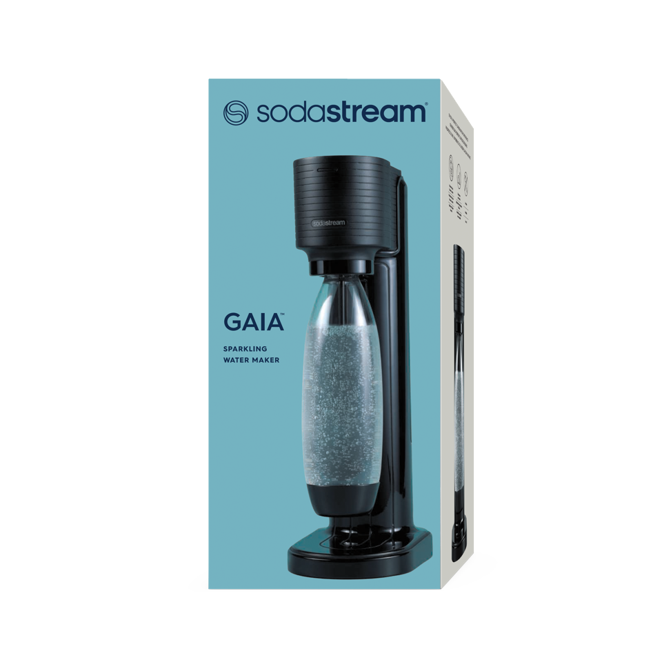 Sodastream - GAIA - Black (Carbon Cylinder Included)