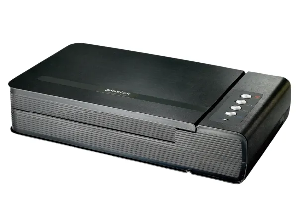 Plustek OpticBook 4800 - Flatbed-scanner - CCD - A4/Letter - 1200 dpi - op til 2500 scanninger pr. dag - USB 2.0
