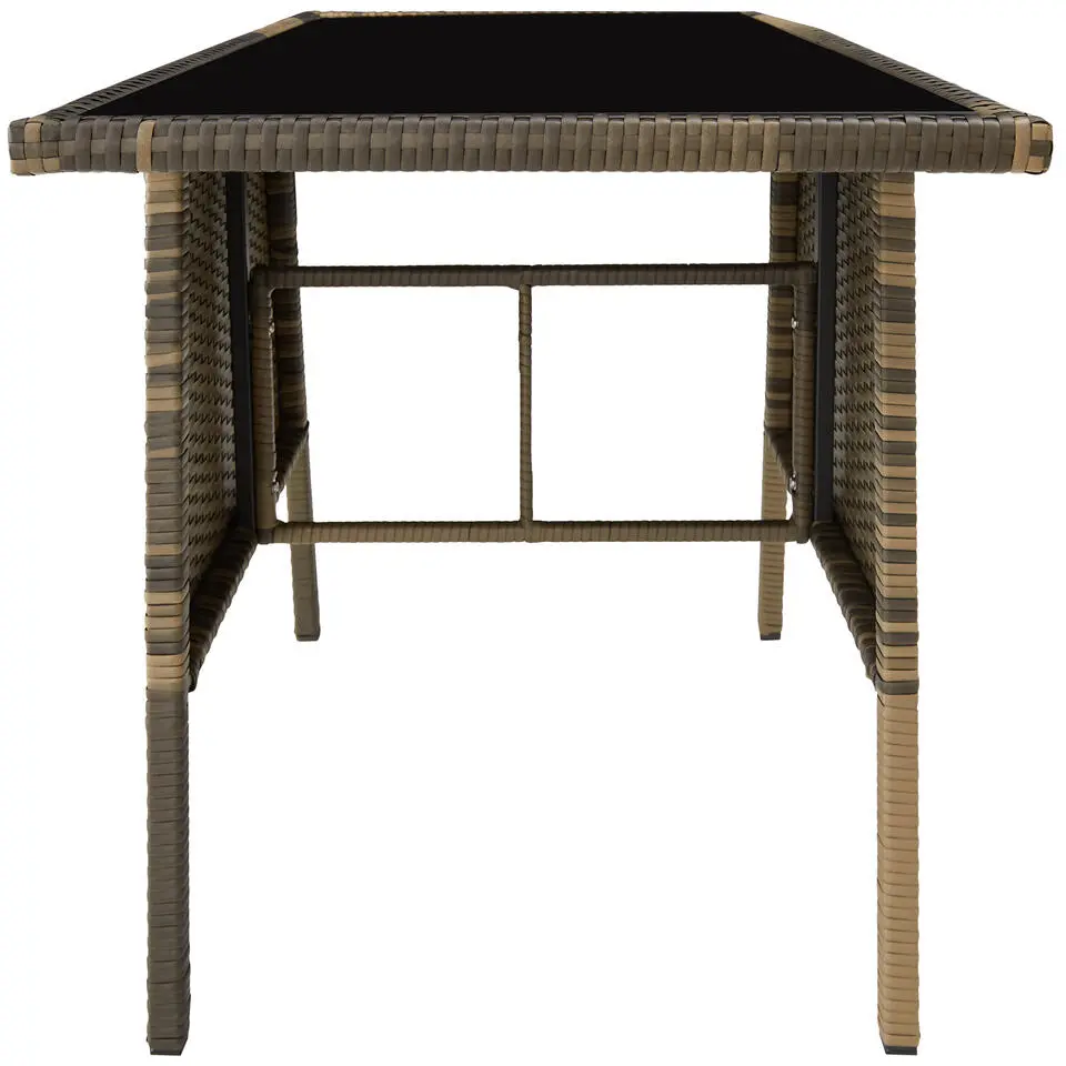 tectake Wicker tuinset Lausanne 2 1 - Natuur