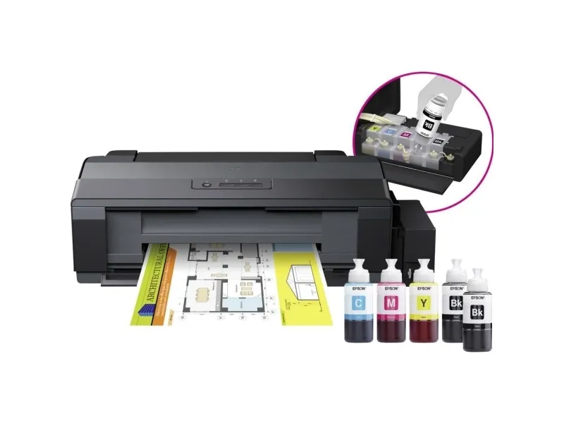 Epson EcoTank ET-14000 - Printer - farve - blækprinter - kan genopfyldes - A3 - 5760 x 1440 dpi - op til 15 spm (mono) / op til 5.5 spm (farve) - kapacitet: 100 ark - USB