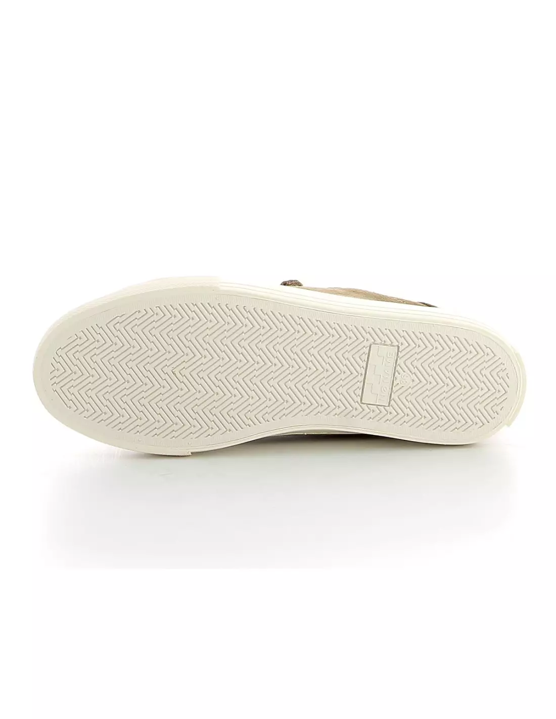 NO NAME ARCADE STRAPS - Baskets Camel