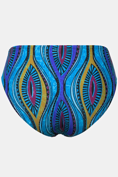 Tankini, grafischer Druck, Softcups, Zipfelsaum