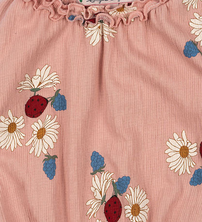 Konges Sløjd Body l/æ - Chleo - Ladybug Daisy Blush