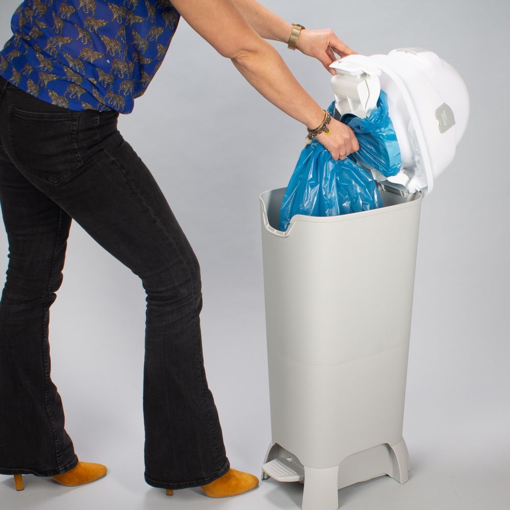 Diaper Champ ONE Maxi Handsfree Geruchsdichter Windeleimer