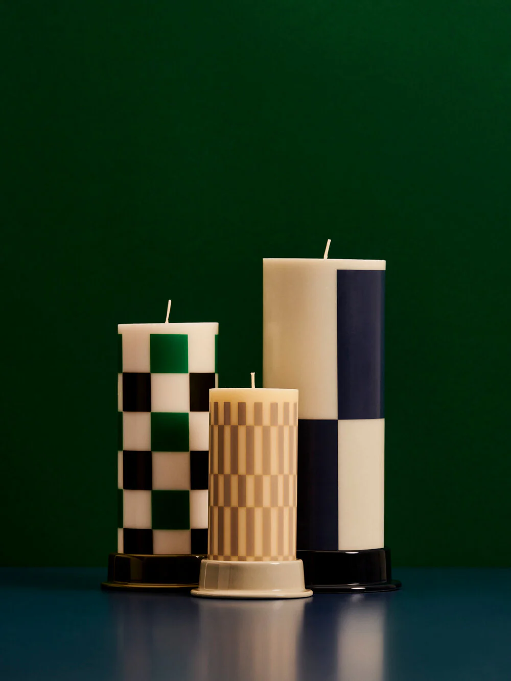 HAY  Column stearinlys, Small - Cream/sand
