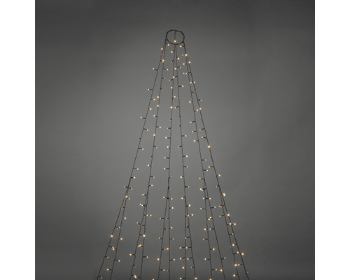 Konstsmide boomjas met 270 LED's, amberkleurige lichtkleur, inclusief timer.