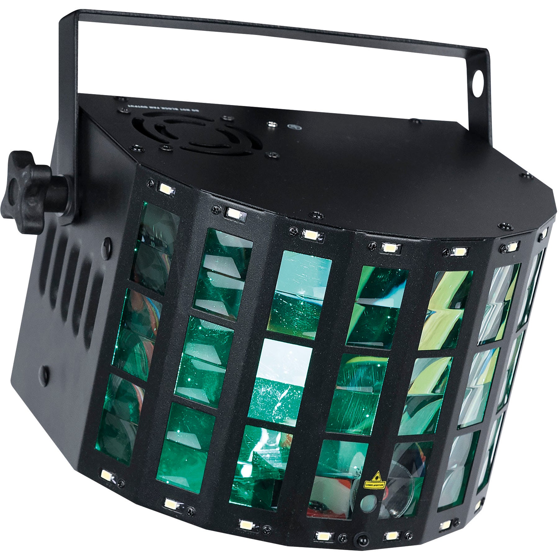Showtec Energetic LED derby patroonlaser en SMD strobe