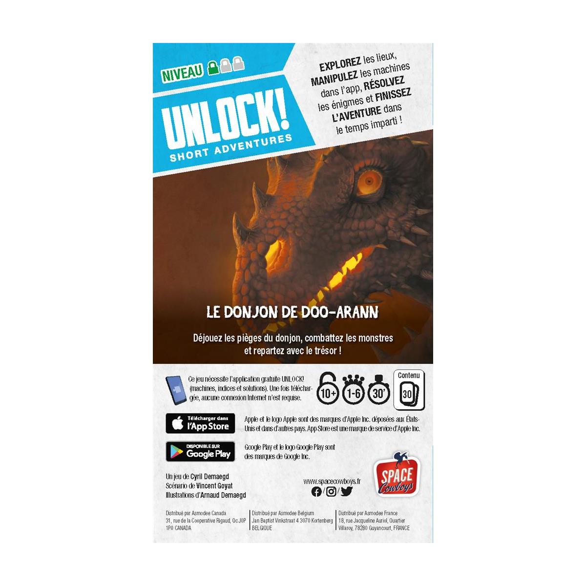 Unlock! Short adventures - Le donjon de DOO-ARANN
