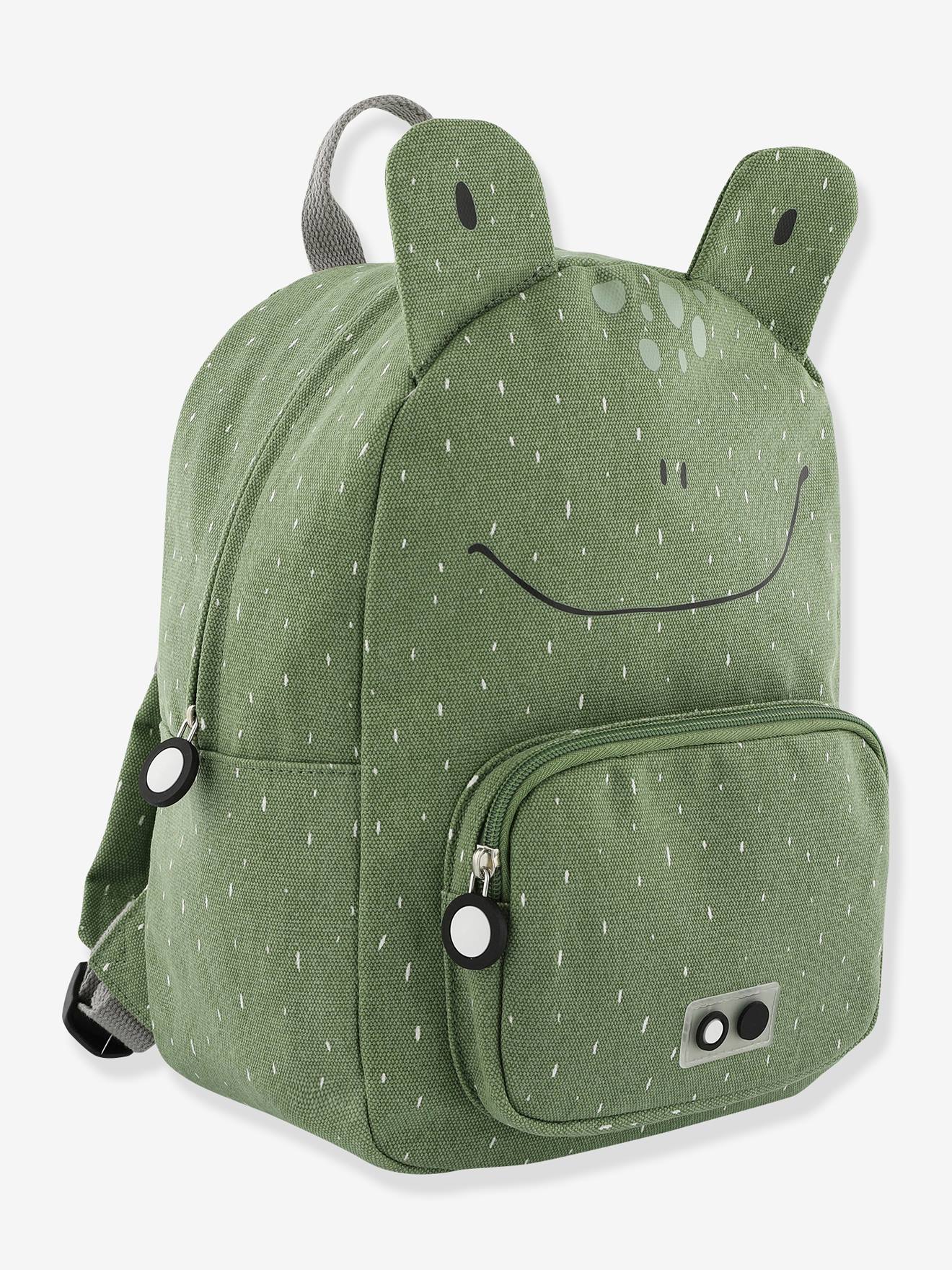 Mochila TRIXIE com estampa de animais, amarelo escuro, lisa.