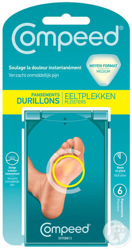 Compeed Pansement Durillons Pieds 6 Pièces