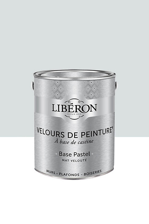 Peinture multisupport murs, plafonds et boiseries Velours de peinture blanc linon Libéron 2,5L