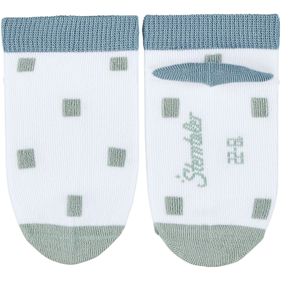 Sterntaler Sneaker-Söckchen Bär, 3er-Pack hellblau