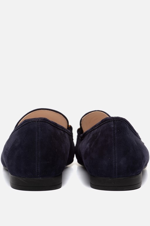 Gabor Instappers blauw Suede