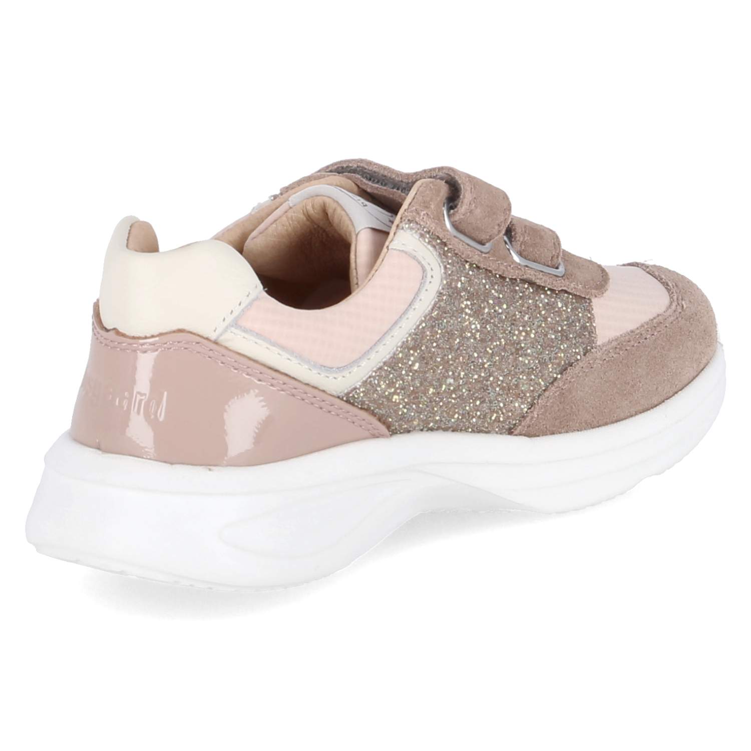bisgaard Low Sneaker YUKI GLITTER - taupe glitter
