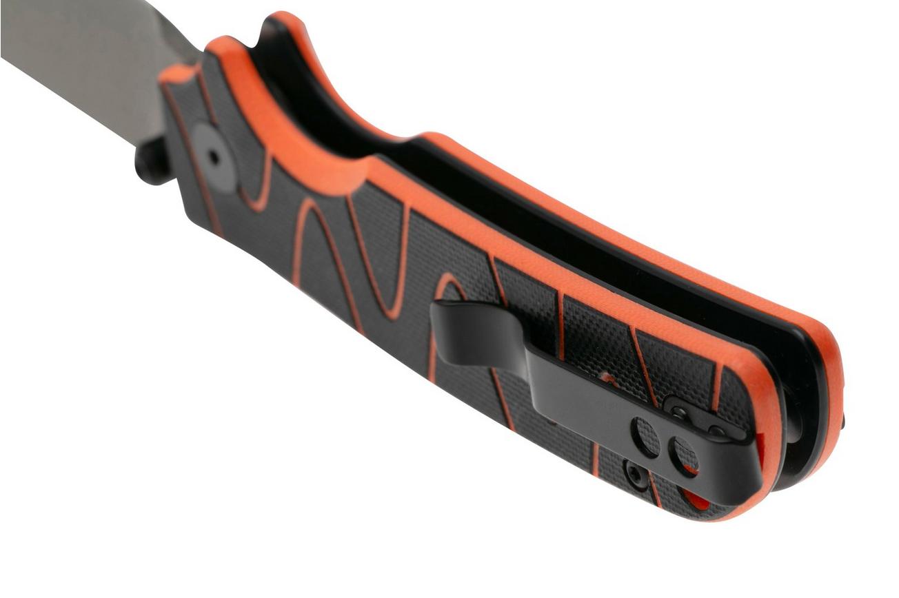 QSP Knife Kali QS159-D2 Ceramic Coated 14C28N Black Orange G10, zakmes, Keanu Alfaro design