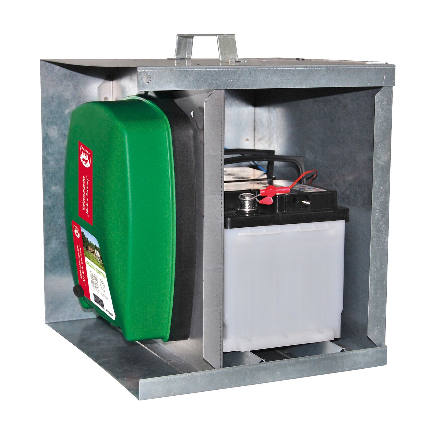 Loesdau Metallbox für Weidezaungeräte
