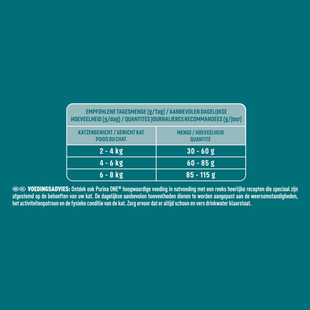 Purina ONE Adult Zalm - Volkoren Granen3 kg