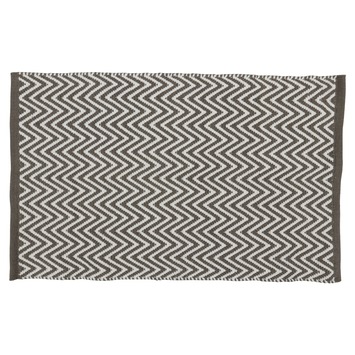 Differnz Badmat Devon Grijs Wit 50x80 cm