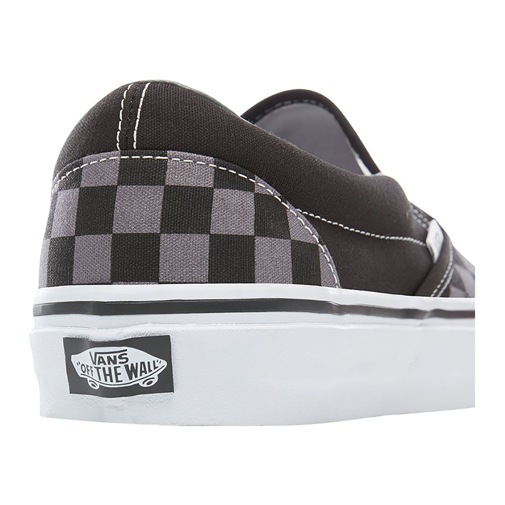 Vans CLASSIC SLIP-ON - Sneakers black/pewter checkerboard