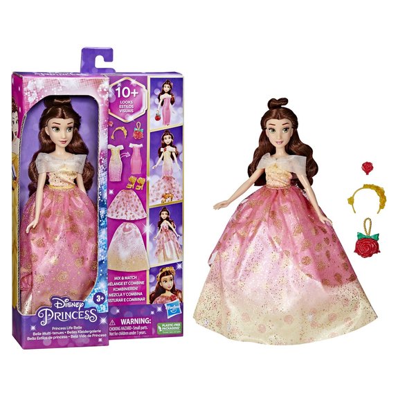 Poupée  Princesses : Belle multi-tenues