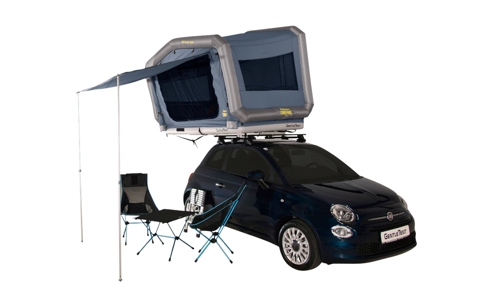 GentleTent Aufblasbares Dachzelt Roof Mini blau