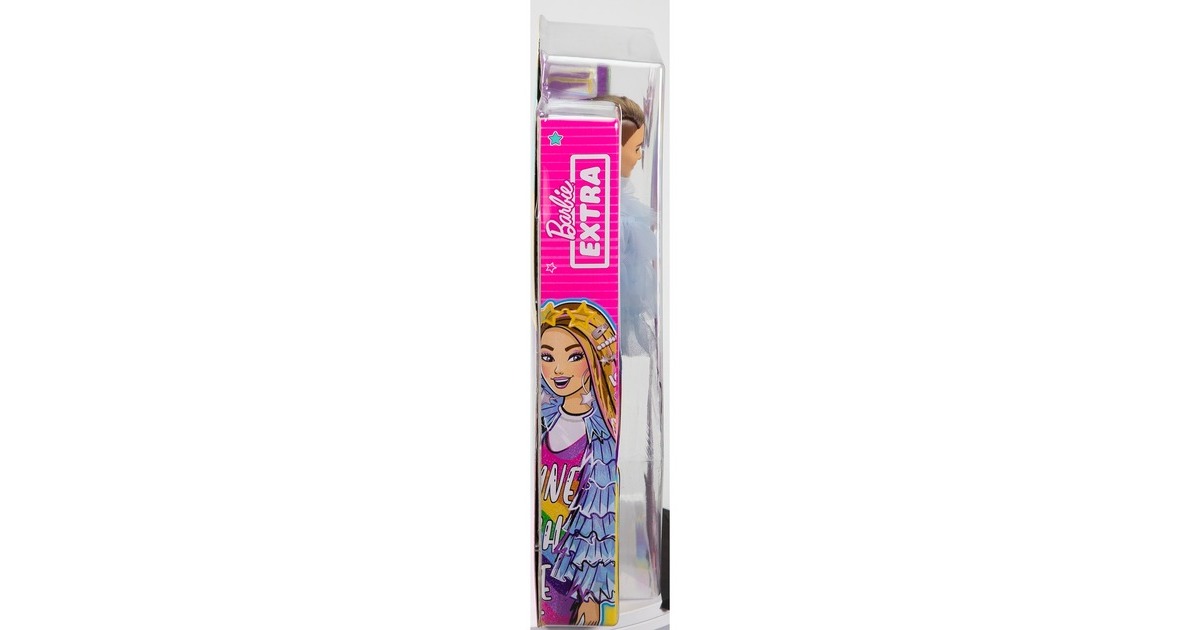 BarbieExtra #9 - Blue Ruffled Jacket with Pet Crocodile Pop