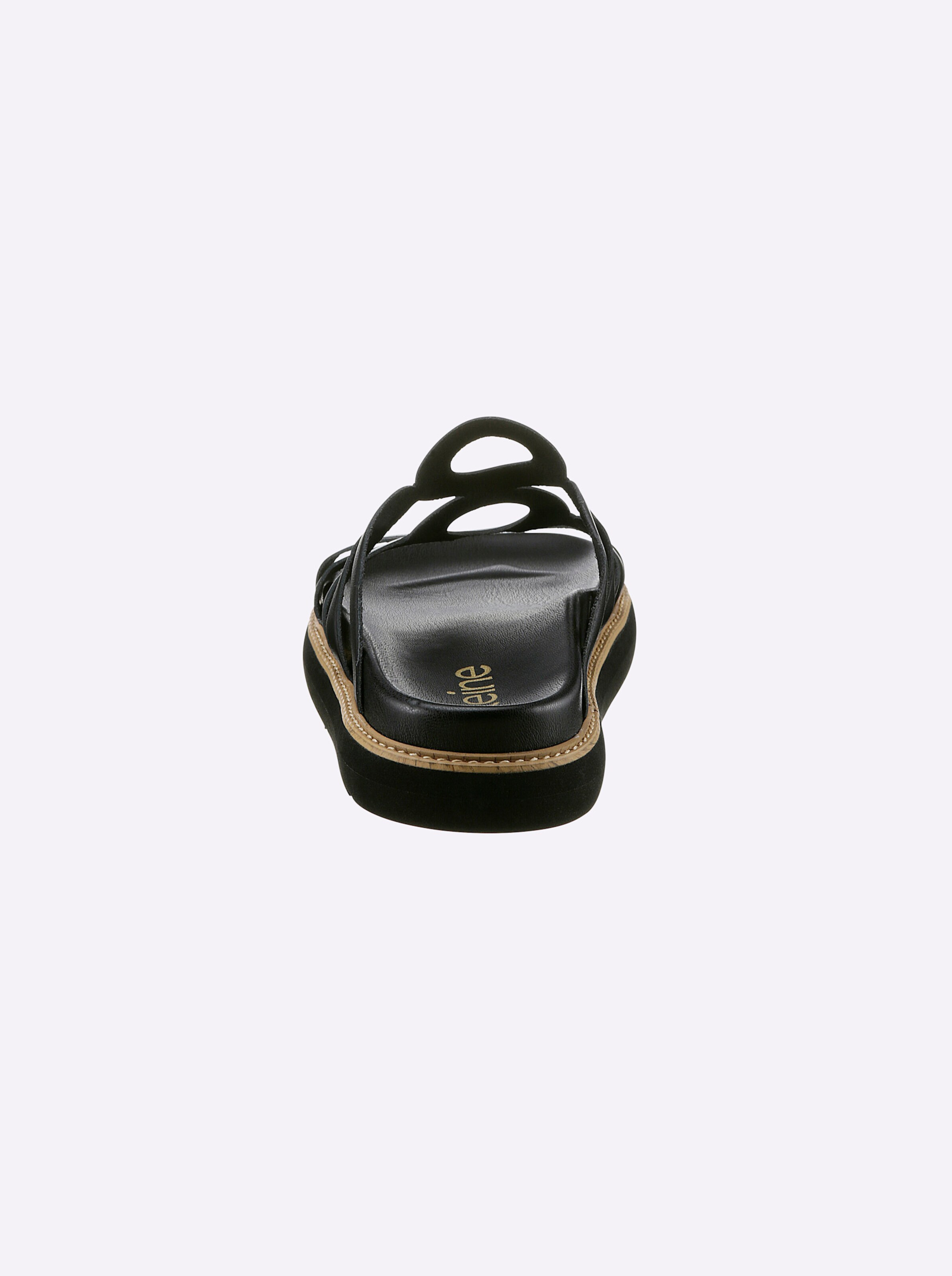 heine Pantolette in schwarz