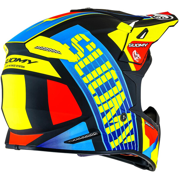 Suomy - Casque X-Wing Amped Noir / Jaune / Bleu / Rouge
