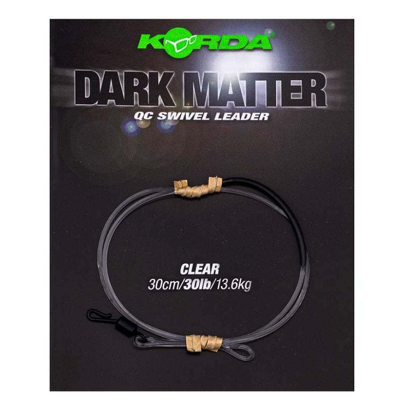 Bas De Ligne Korda Dark Matter Leader Qc Swivel