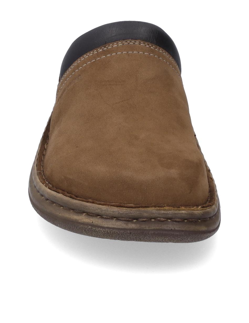 Clog Max, cognac-kombi