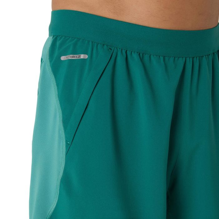 Asics Herre Shorts Road 2in1 5 Inch Shorts Blå