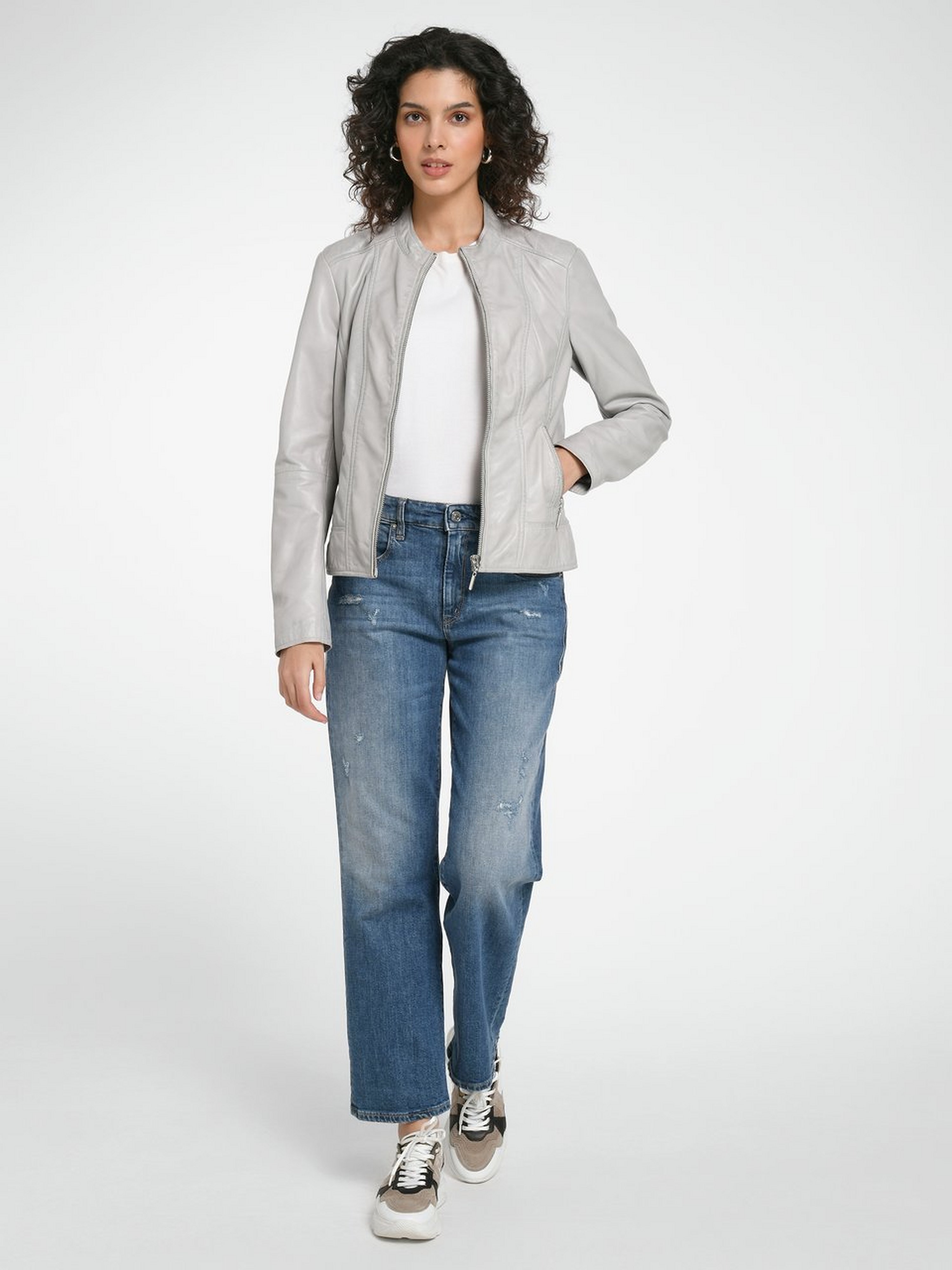 Lederjacke