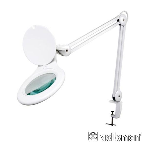 Velleman Candeeiro C/ Lupa Bancada 5 Dioptrias 48 LEDS 4W - VTLLAMP2W