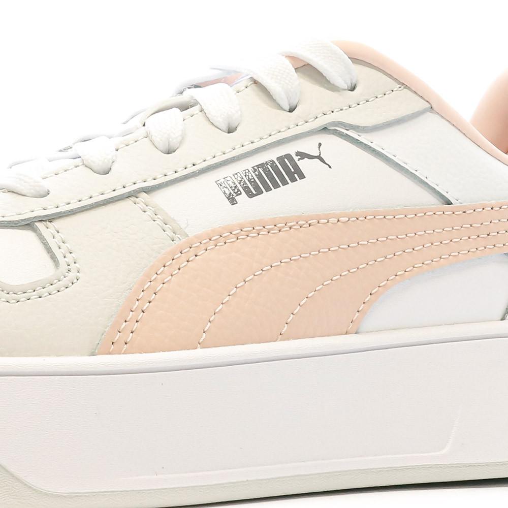 Puma Baskets Blanches/Rose Femme Puma Carina